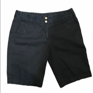 Michael Michael Kors black shorts w/gold accents 6